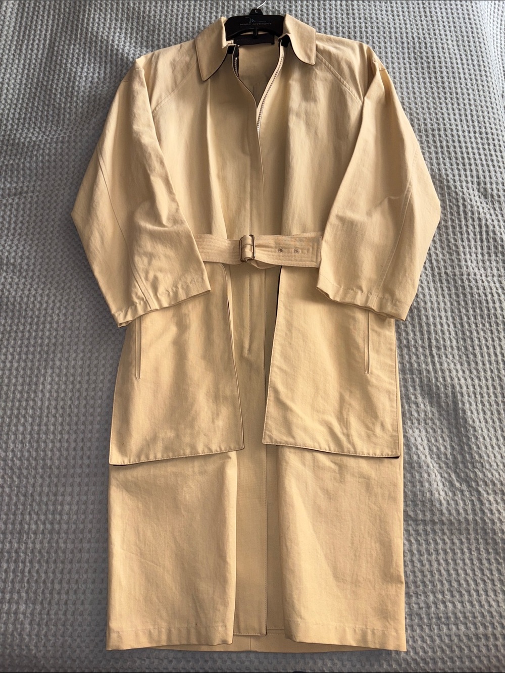 Beige Women's Belted Trench Coat